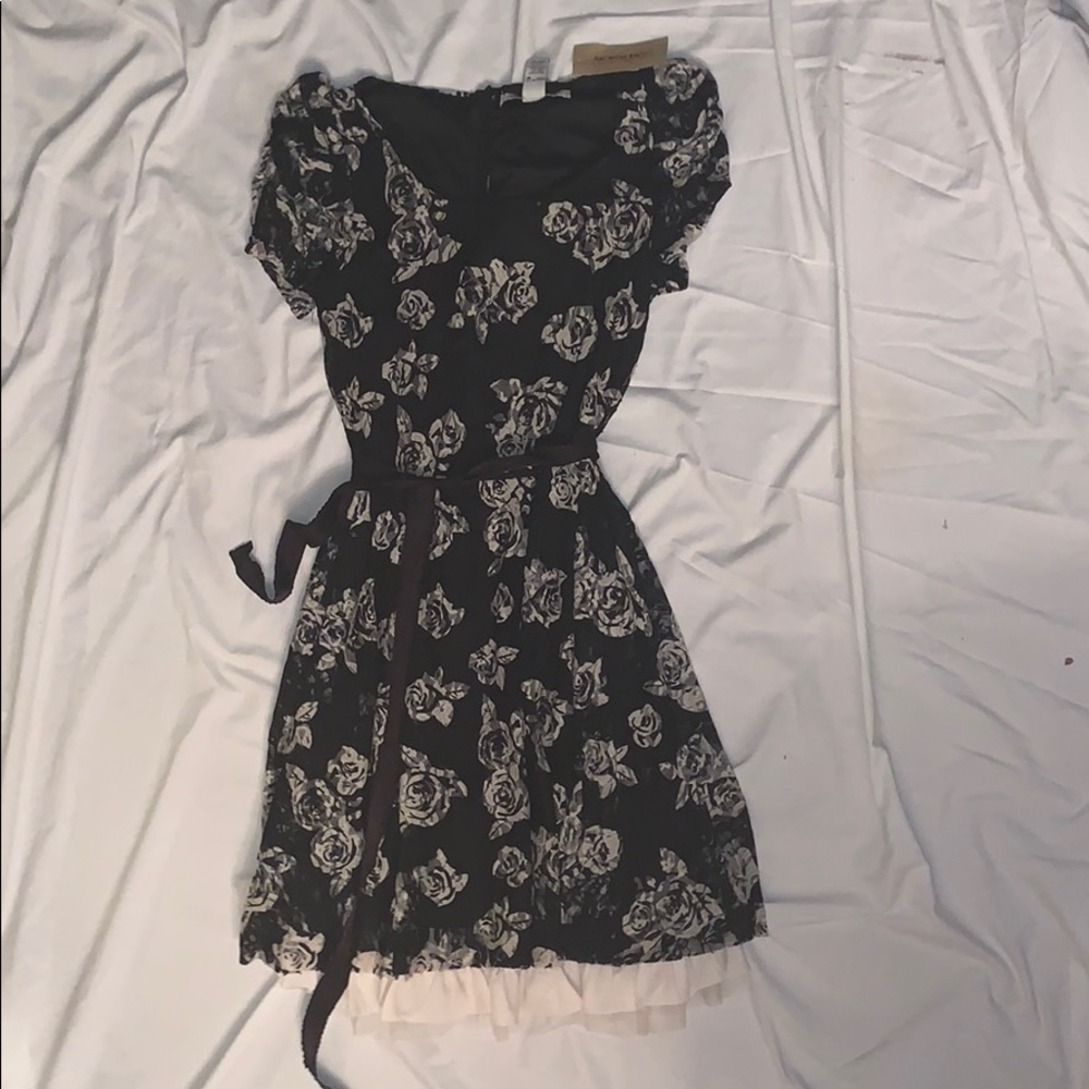 Black and white dress